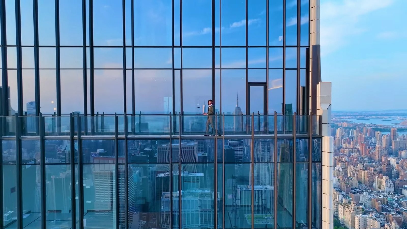 Drone Footage outside Billionaires Penthouse