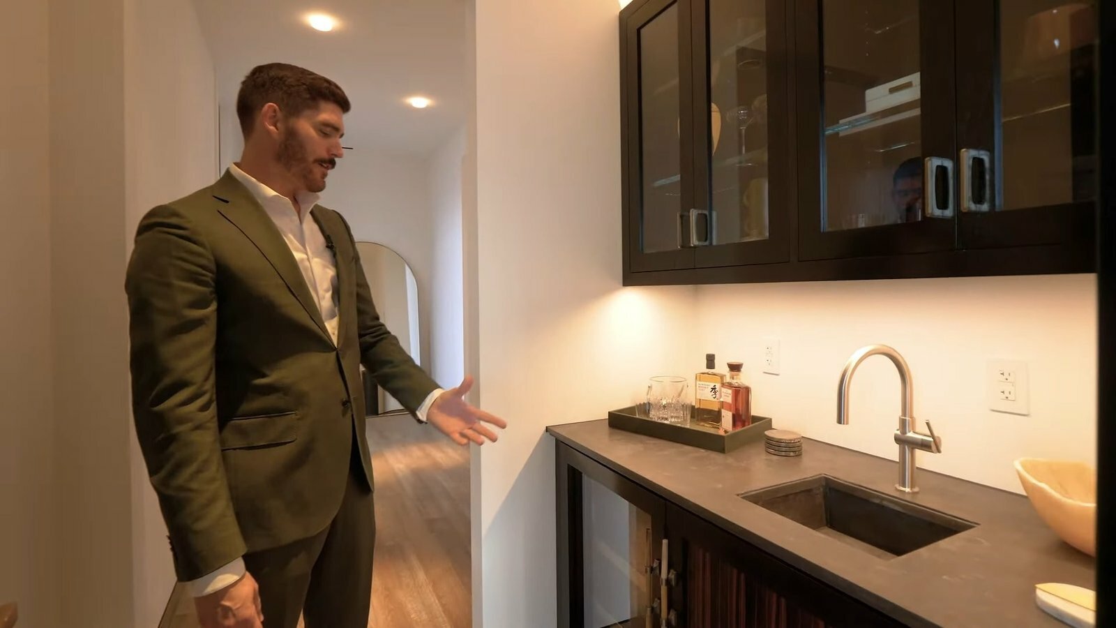 Hand wash Inside Billionaires Penthouse