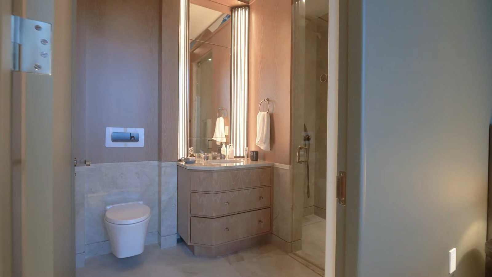 Modern Bathroom Inside Billionaires Penthouse