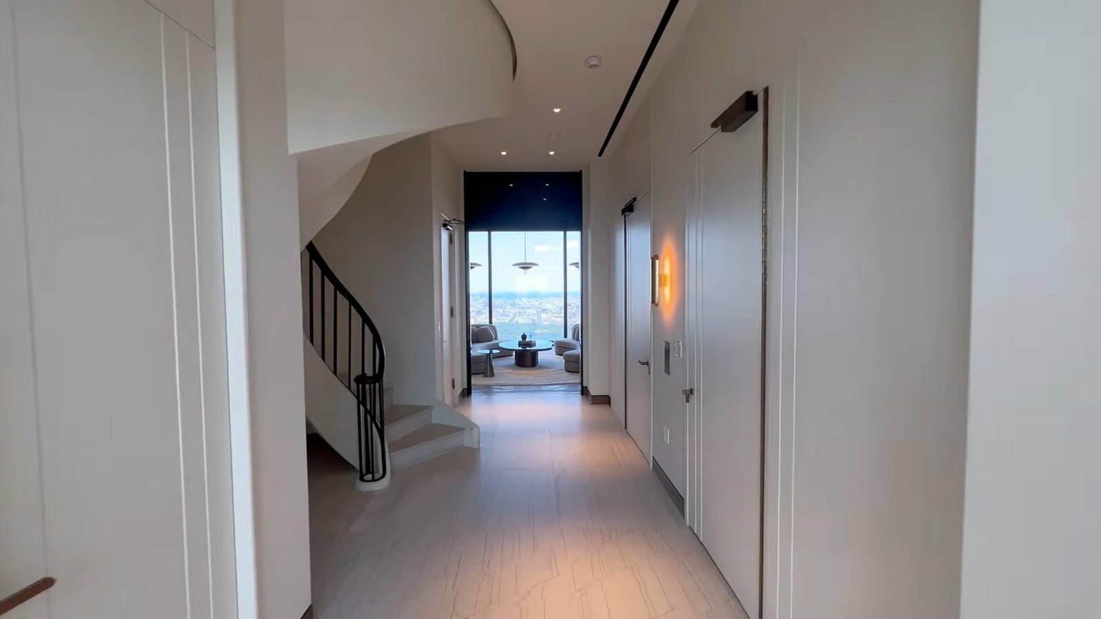 Modern Lobby Inside Billionaires Penthouse