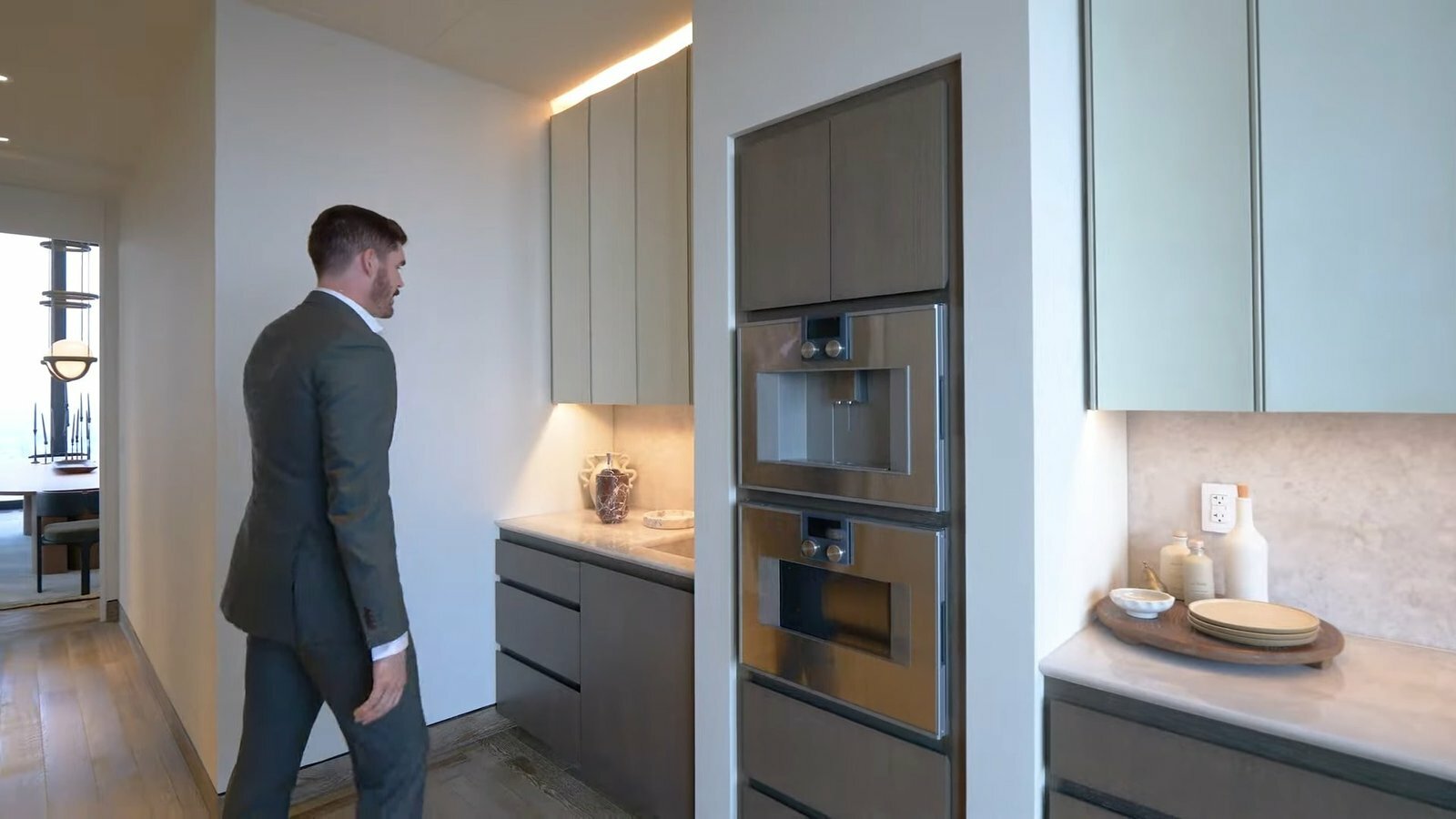 Side Kitchen Washbasin Inside Billionaires Penthouse