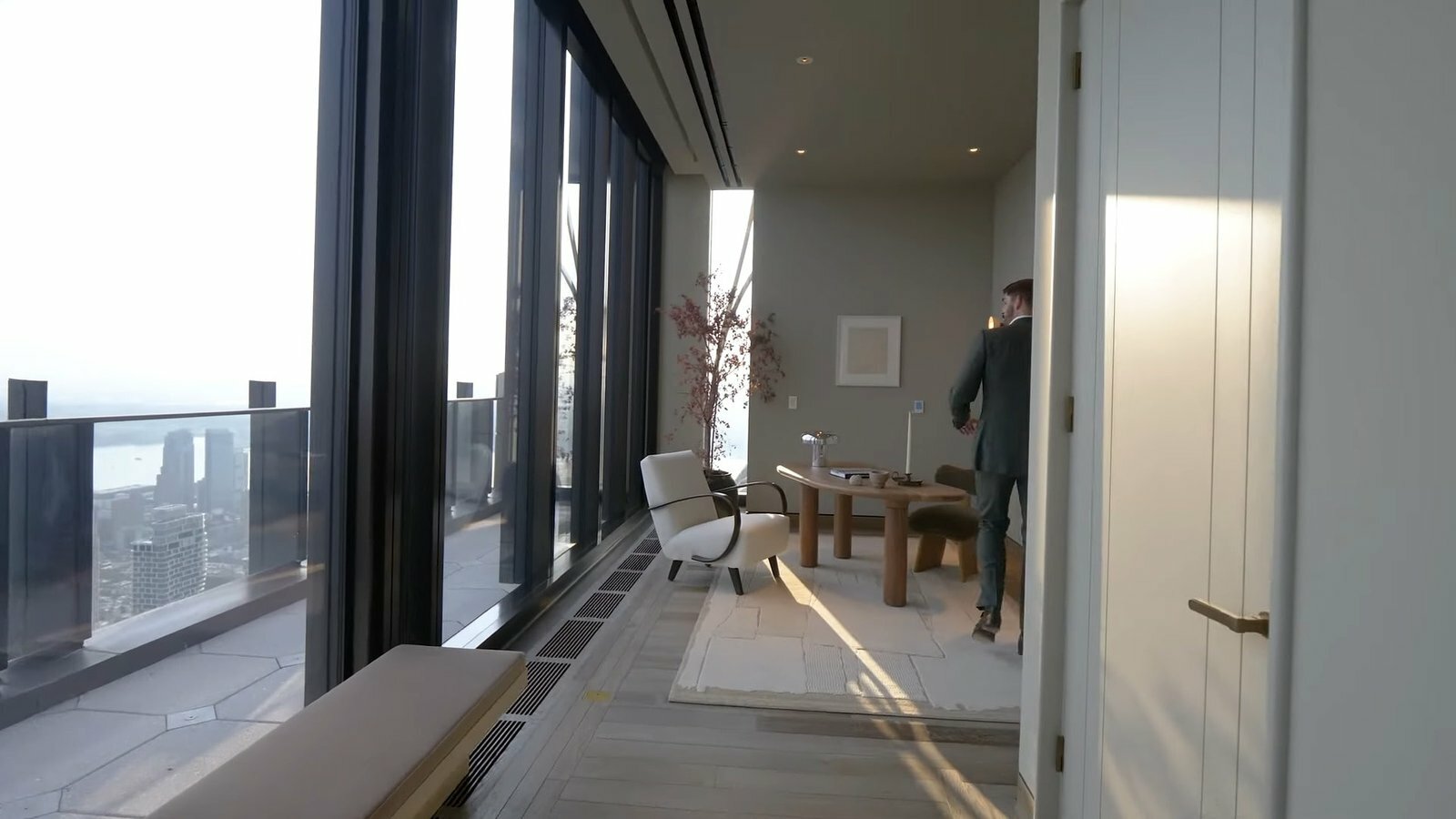 Small Office Inside Billionaires Penthouse Top Floor