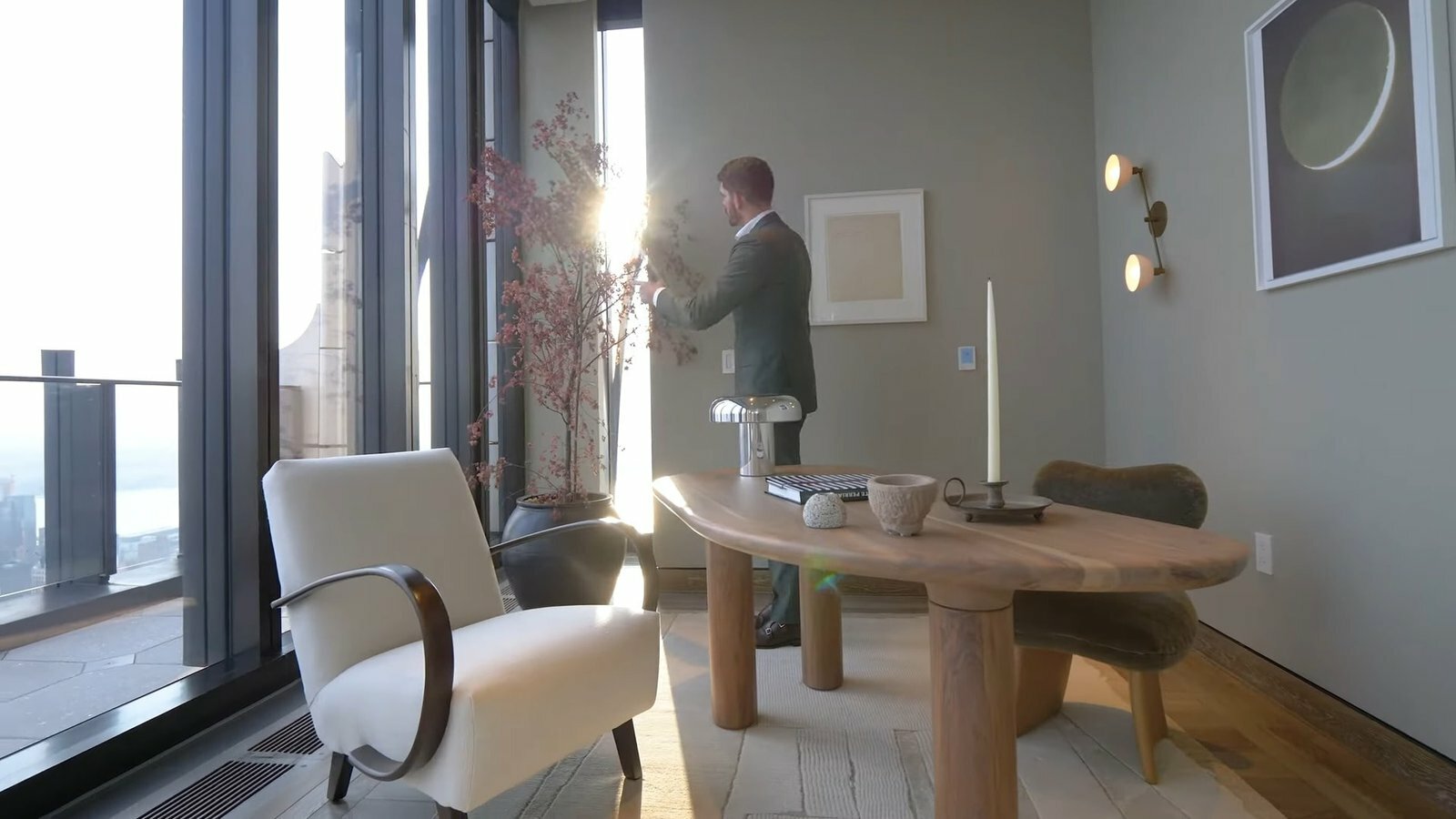 Smart Chair & Decorative Piece Inside Billionaires Penthouse
